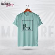 Manfare Premium Graphics T Shirt Mist Grey Color For Men - MF-229