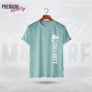 Manfare Premium Graphics T Shirt Mist Grey Color For Men - MF-265