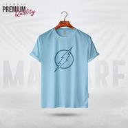Manfare Premium Graphics T Shirt Turquoise Color For Men - MF-231