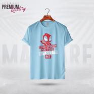 Manfare Premium Graphics T Shirt Turquoise Color For Men - MF-358
