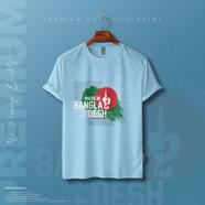 Manfare Premium Graphics T Shirt Turquoise Color For Men - MF-522