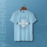 Manfare Premium Graphics T Shirt Turquoise color For Men - MF-529