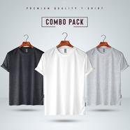 Manfare Premium Solid T-Shirt Combo for Men - MF-462