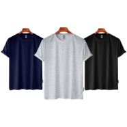 Manfare Premium Solid T-Shirt Combo for Men - MF-464