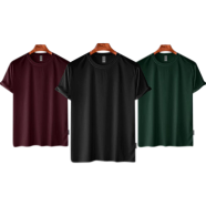 Manfare Premium Solid T-Shirt Combo for Men - MF-465