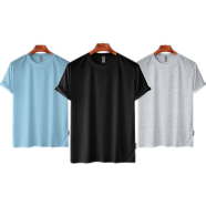 Manfare Premium Solid T-Shirt Combo for Men - MF-461