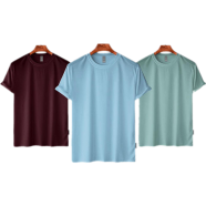 Manfare Premium Solid T-Shirt Combo for Men - MF-456