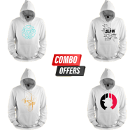 Manfare Premium Winter Random 4 Pcs Hoodie For Men