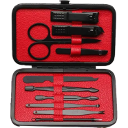 Manicure Pedicure Set Kit 10 in 1 Professional Sharp Nail Clippers Stainless Steel Thick Nail Cutter 