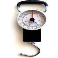 Manual Luggage Scale W/Built In Tape Measure Weighs Bags-to 35kg / 80lbs.- Measures tape Up to 39inc