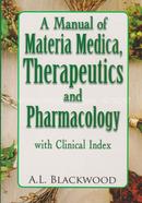 Manual of Materia Medica Therapeutics and Pharmacology