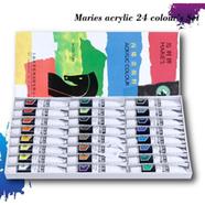 Maries Acrylic Color For Professional Artist 24 Shades 12 ml Tubes