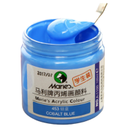 Maries Acrylic Color Paint Jar For Professional Artists Cobalt Blue - 100ml 