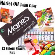 Maries Oil Color 12ml Paint Set for Artists -12 Colour Tubes 