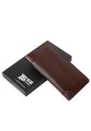 Maroon Leather Long Wallet SB-W118