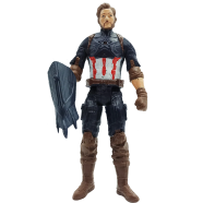 Marvel Avengers- All Characters Action Figure Hard Rubber Toys For Kids (figure_av_captain america_1pcbox) Captain America -1 Pcs - 221745410