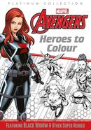 Marvel Avengers Platinum Collection Heroes to Colour