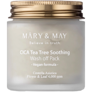 Mary And May Cica Teatree Soothing Wash Off Pack - 125 gm