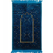 Masjid Comfort Jaynamaz for Prayer- Metallic Blue (Any design) icon