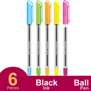 Matador All-Time Ball Pen-6Pcs - Black Ink