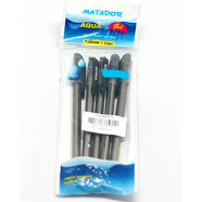 Matador Aqua Gel Pen Black Ink - 5 Pcs icon