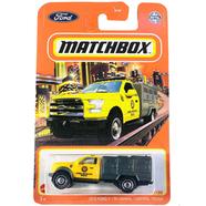Matchbox Regular Card P00015 – 2010 Ford F-150 Animal Control Truck – 72/100 – yellow