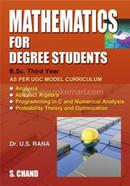 Mathematics For Degree Students