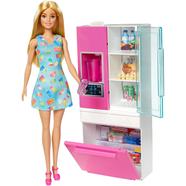 Mattel Barbie Kitchen With Blonde Doll and Kitchen Accessories - GHL84