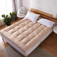 Mattress Topper Soft Additional Bedding Pad Corner Strap