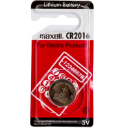 Maxell 3V lithium Button Cell Coin Battery - CR2016
