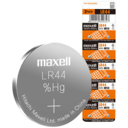 Maxell LR44 Slash A76 Slash AG13 Slash SR44 1.5V Alkaline Button Coin Cell Batteries Battery Dash 10 Pcs icon