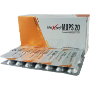 Maxpro MUPS 20 mg MUPS 14's Strip Tablet icon