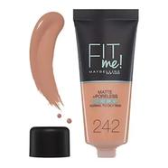 Maybelline Fit Me Matte Poreless Foundation - 242 Light Honey - 47703