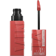 Maybelline Super Stay Vinyl Ink Long-Wear Liquid Lipstick (15-PEACHY) 4.2 ml 