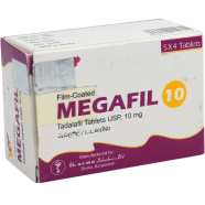 Megafil 10 mg Tablet 4's Strip
