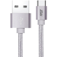 Megastar 2M USB to Type CType-CFast Charging Cable-Silve - (FC-C001)3A 
