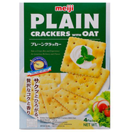 Meiji Plain Crakers With Oat - 104 gm