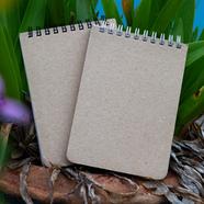 Memo Book Black and White Double-O Ring Notebook 2-Pack