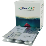 MenaCal D 75mcg 264mg 200 IU Chewable Tablet 7's Strip