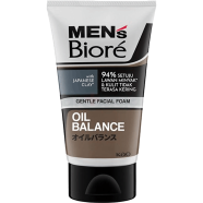 Men's Biore Oil Balance Gentle Facial Foam With Japanese Clay 100gm | Indonesia