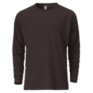 Mens Premium Blank Full Sleeve T-Shirt - Chocolate