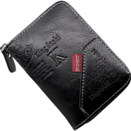 Men's Wallet for Short Male Card Holder Wallets Zipper Around Money Coin Purse icon
