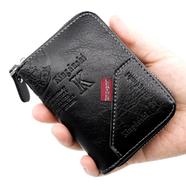 Men's Wallet for Short Male Card Holder Wallets Zipper Around Money Coin Purse