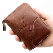 Men's Wallet for Short Male Card Holder Wallets Zipper Around Money Coin Purse