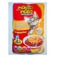 Meow Meow Kitten Pouch Tuna Topping Salmon 85g