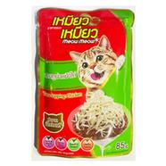 Meow Meow Pouch Tuna Topping Chicken 85g