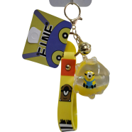 Merantu Keychain Minion for Kids, Cute Silicone Keyring Accessories for Girls and Boys 