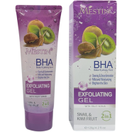 Mestin BHA Exfoliating Gel 2in1 with Fruit Scrub Snail and Kiwi - 120 Gm