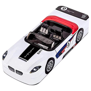Metal Car Shaped Pencil Box case with Wheels And Movable car Seats Pencil tin Box image