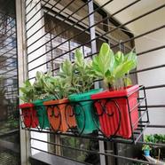 Metal Flower Tub Holder Stand balcony garden icon